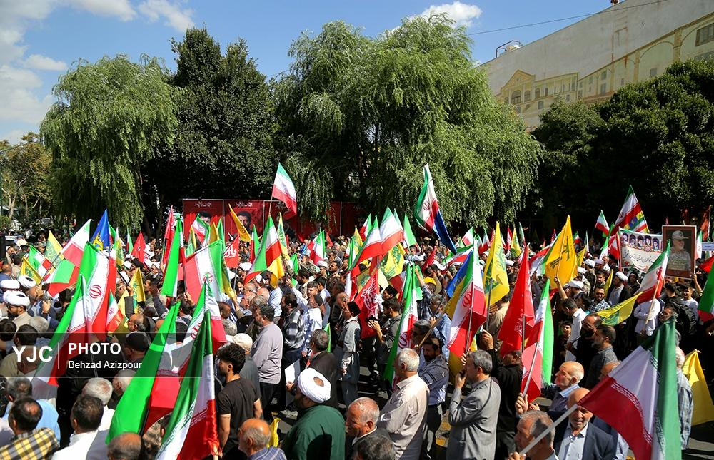 رزمایش جانفدایان ایران در تبریز