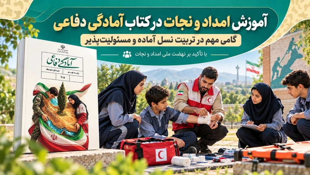 آموزش امداد و نجات در کتاب آمادگی دفاعی