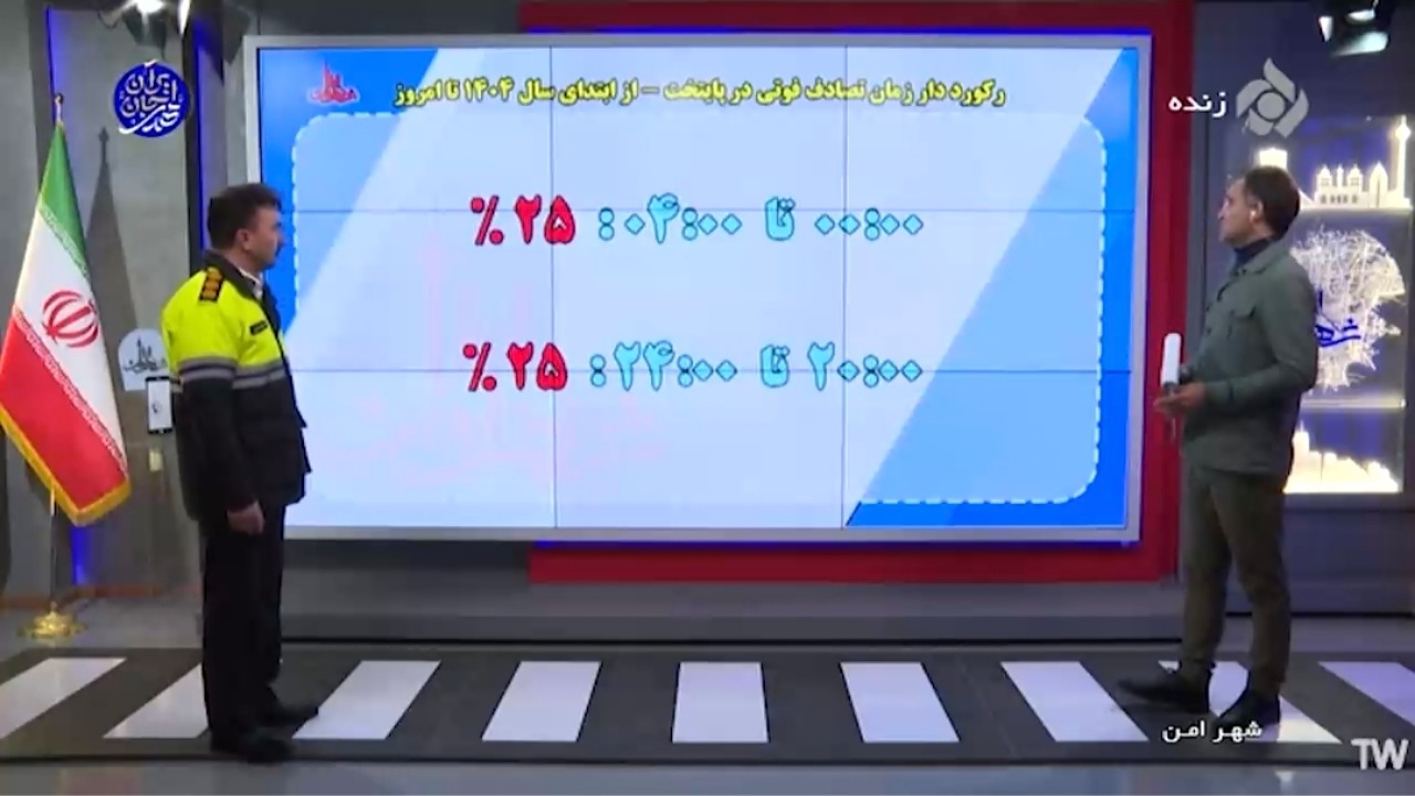 پرخطرترین زمانهایی که تصادفات پایتخت در آن اتفاق میافتد + فیلم