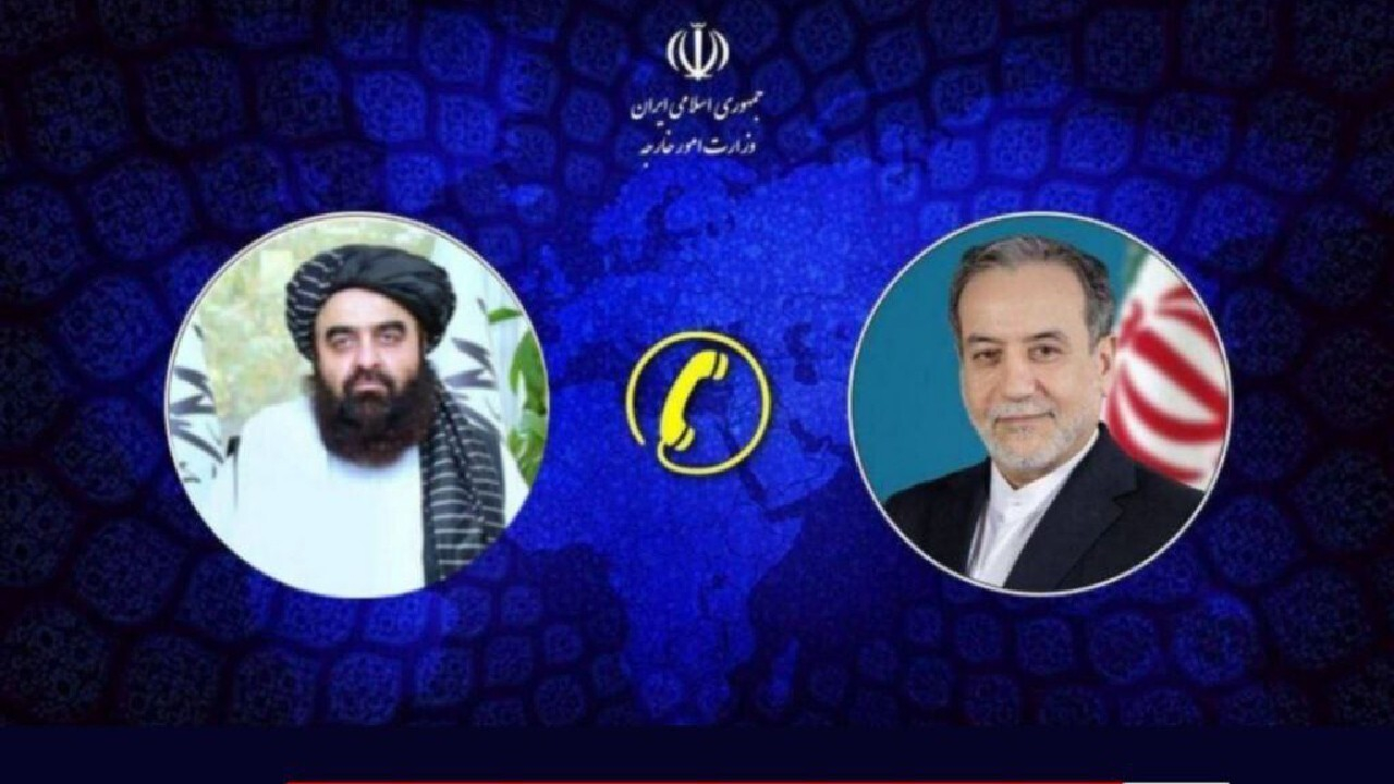 تماس تلفنی وزیران خارجه ایران و طالبان درباره روابط دوجانبه و مذاکرات استانبول
