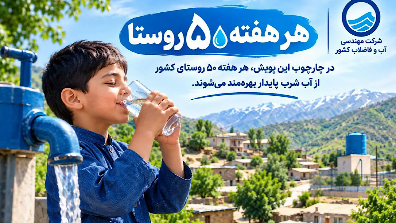 آبرسانی به ۵۳۸۲ روستا تکمیل شد