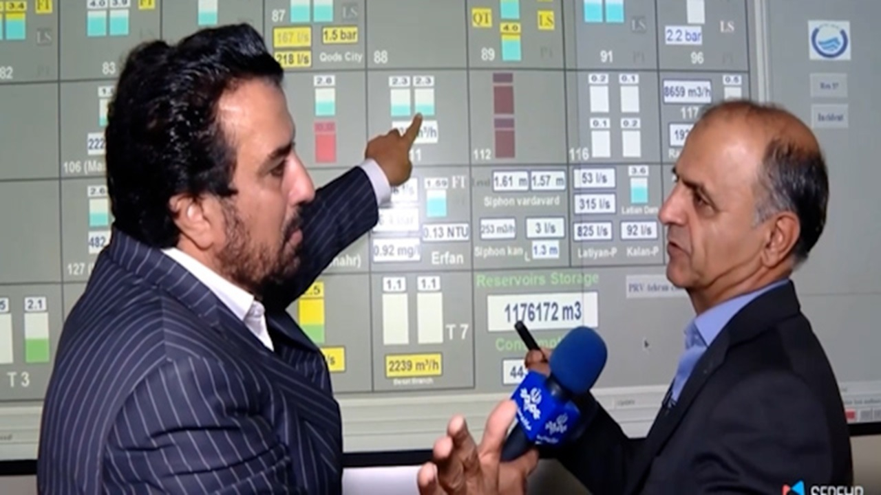 رصد ۲۴ ساعته آب شرب در تهران + فیلم