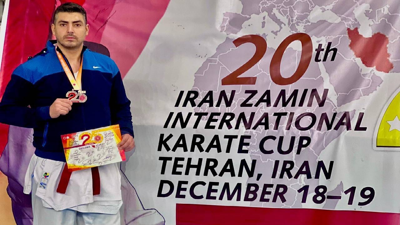 کسب مدال نقره کاراته‌کای کشور، در بیستمین دوره مسابقات بین‌المللی کاراته