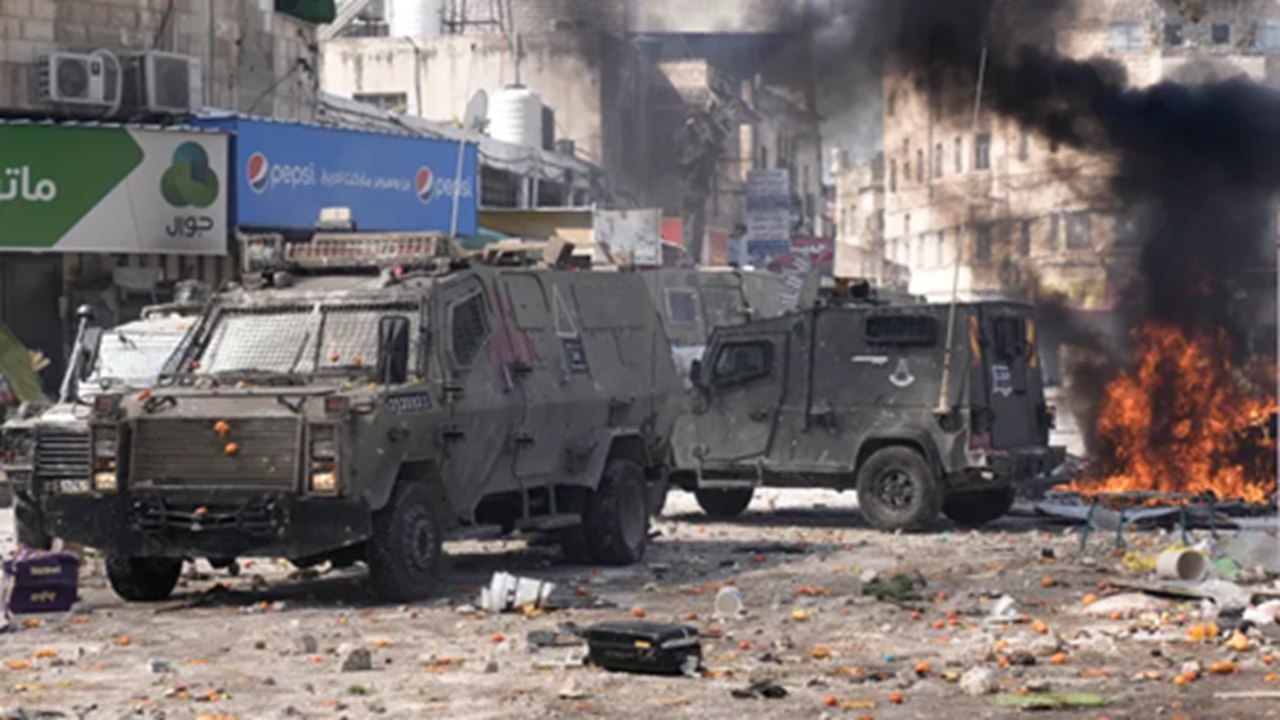 یورش نظامیان صهیونیست به نابلس