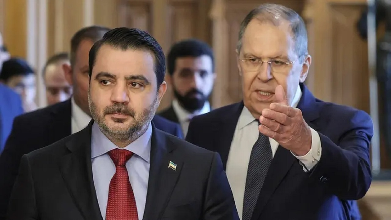 دیدار لاوروف با وزیر خارجه الجولانی در مسکو
