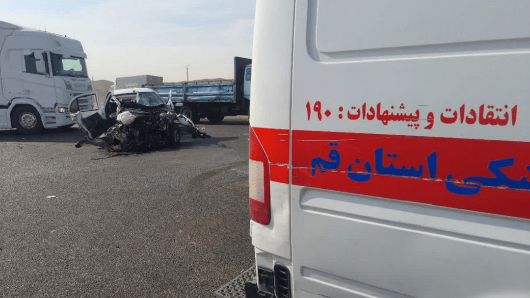 تصادف در محور سلفچگان ـ قم یک کشته و سه مصدوم بر جای گذاشت