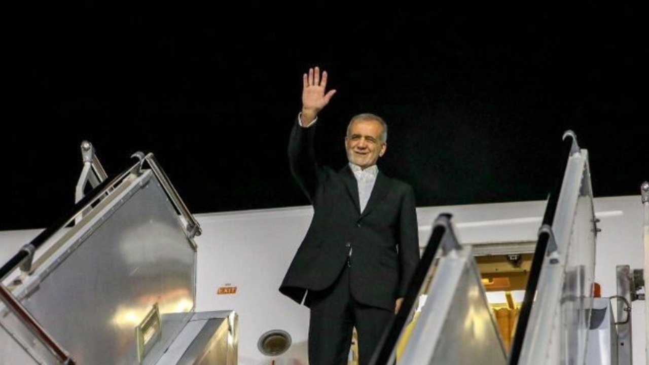 رئیسجمهور تهران را به مقصد مسکو ترک کرد
