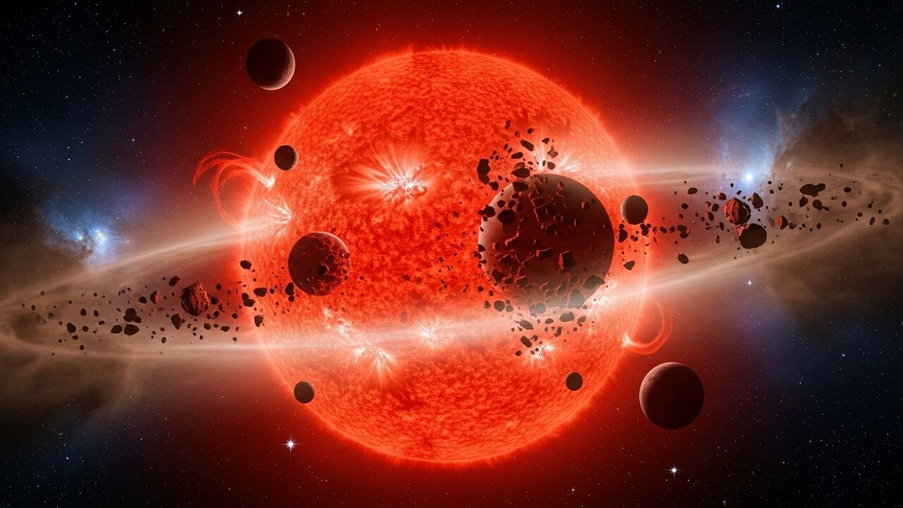 اینجا سیاره‌های جوان، شکار ستاره‌های پیر می‌شوند