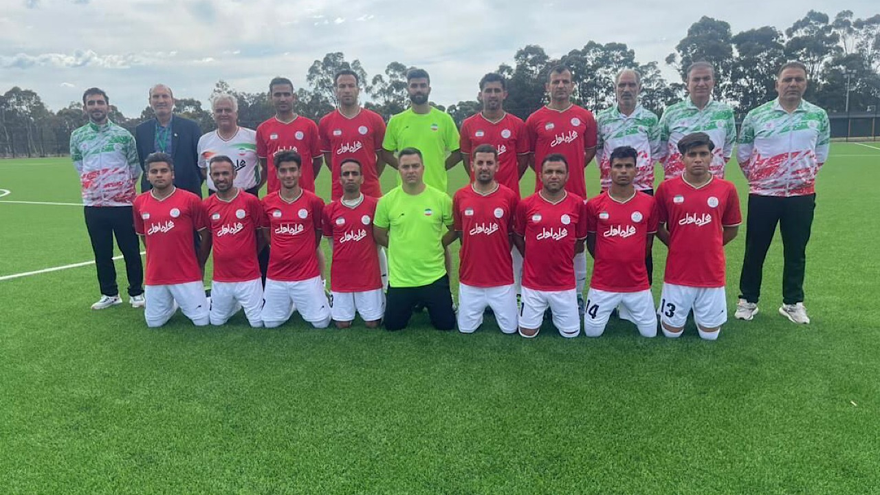 پیروزی پرگل تیم فوتبال هفت نفره ایران مقابل کرهجنوبی