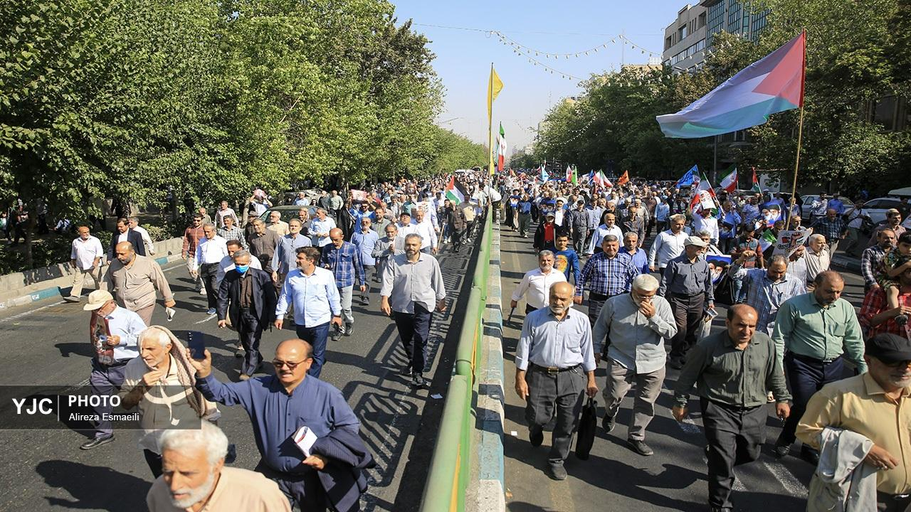 راهپیمایی «بشارت نصر» - تهران