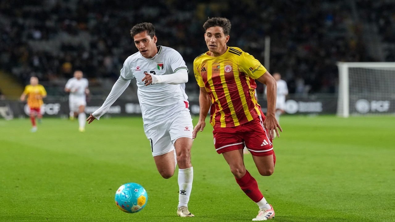 کاتالونیا ۲ - ۱ فلسطین/ فریاد مقاومت در بارسلونا