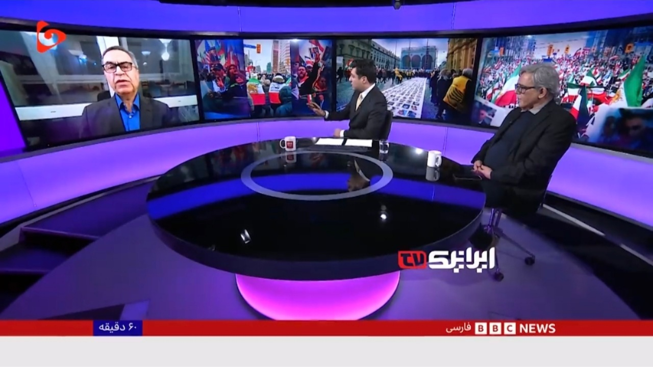 جدال و درگیری اپوزیسیون خارج‌نشین در پخش زنده بی‌بی‌سی! + فیلم