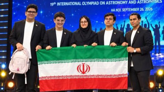 ۵ طلای جهانی بر گردن تیم نجوم ایران