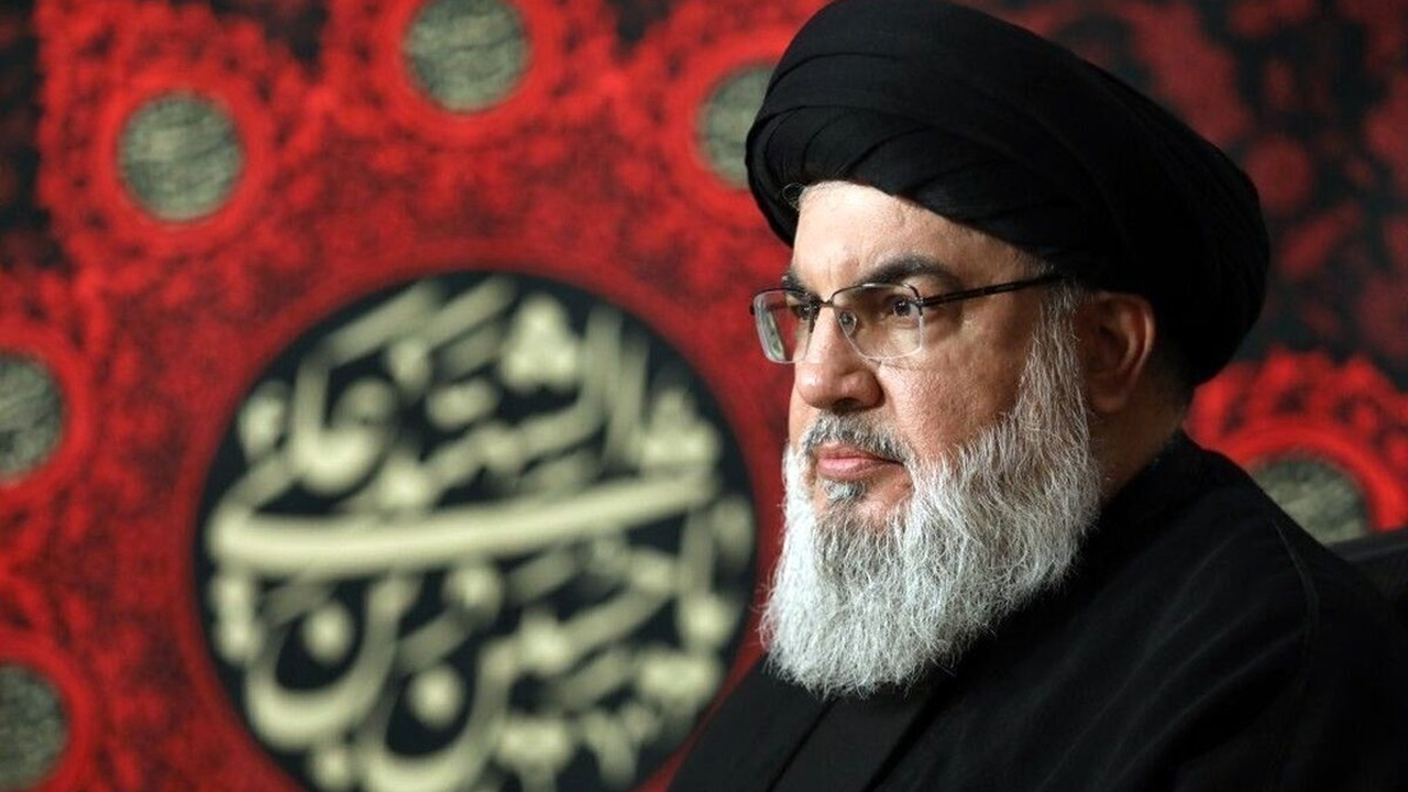تصاویری از حضور شهید سید حسن نصرالله در خیابانهای ضاحیه جنوبی بیروت + فیلم