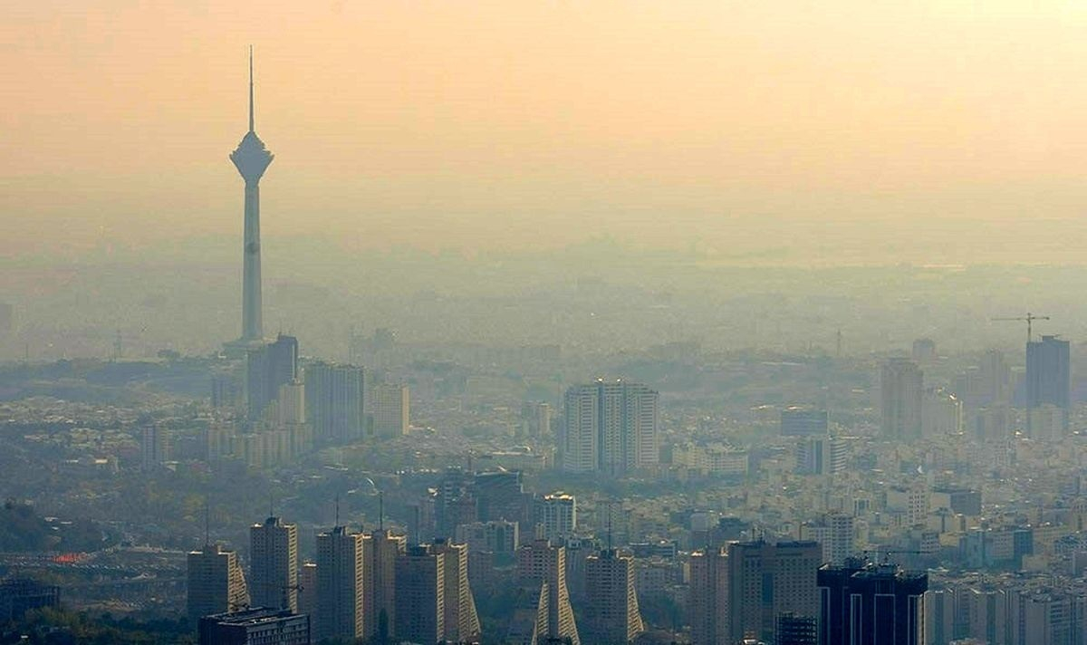 کیفیت هوای تهران در مرز آلودگی است