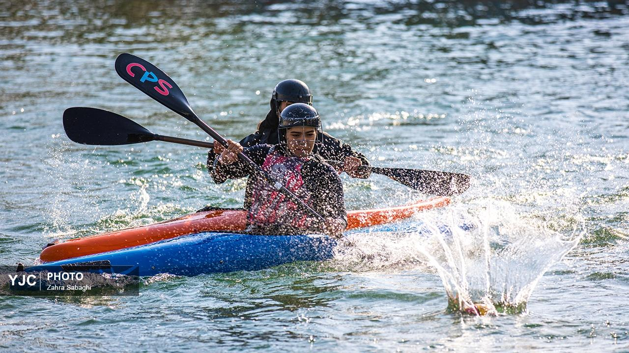 لیگ قایقرانی کانوپولو بانوان در دریاچه آزادی
