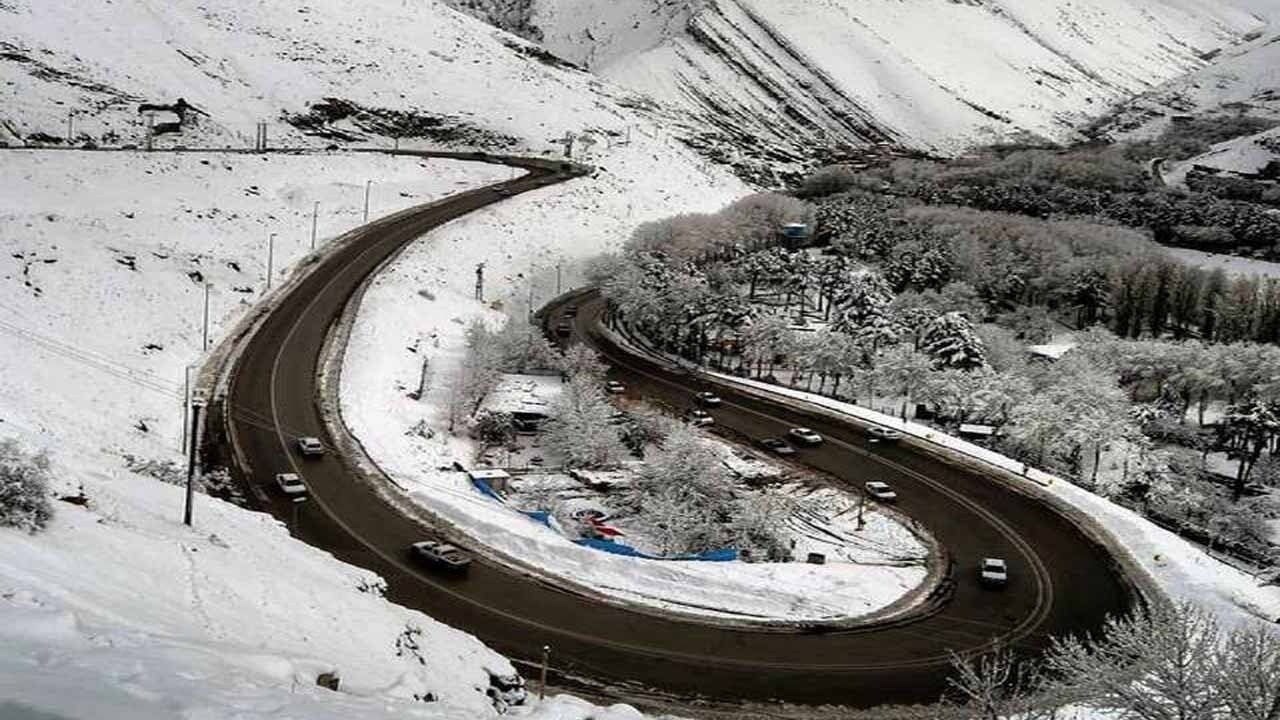 بارش برف و باران در جاده‌های ۸ استان کشور