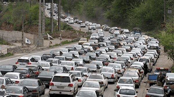 ترافیک سنگین در محورهای شمالی کشور