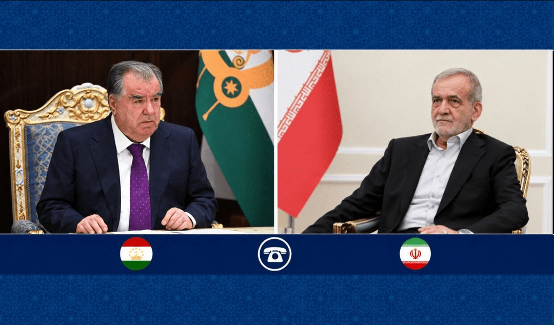 تاکید رؤسای جمهور ایران و تاجیکستان بر گسترش روابط
