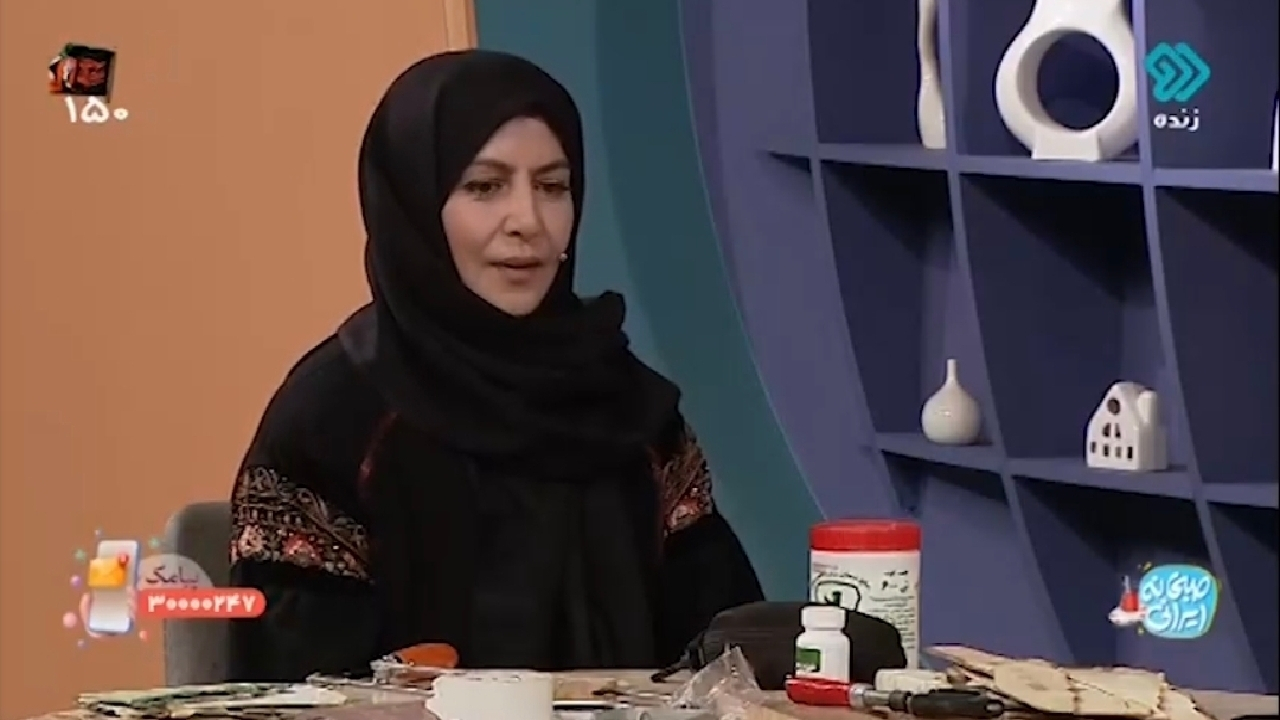 تابلوی ضامن آهو که با تلفیق هنر‌های مختلف رسم شد + فیلم