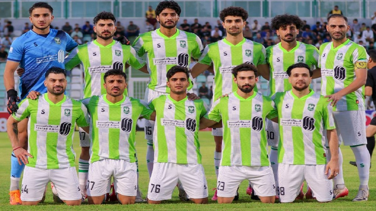 خیبر ۲ - ۰ فولادخوزستان/ سبزپوشان با فراز کمالوند رنگ برد را دیدند