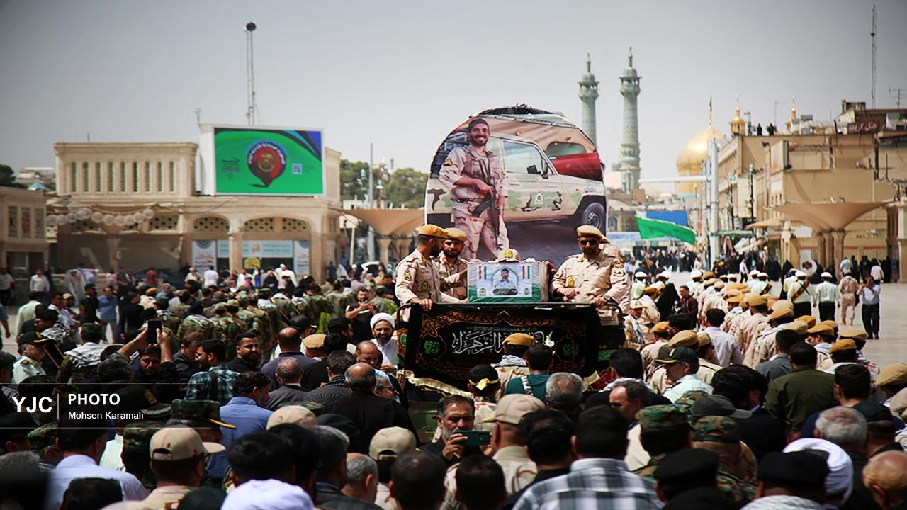 تشییع پیکر پاک شهید امنیت، محمد حسن نائینی در قم