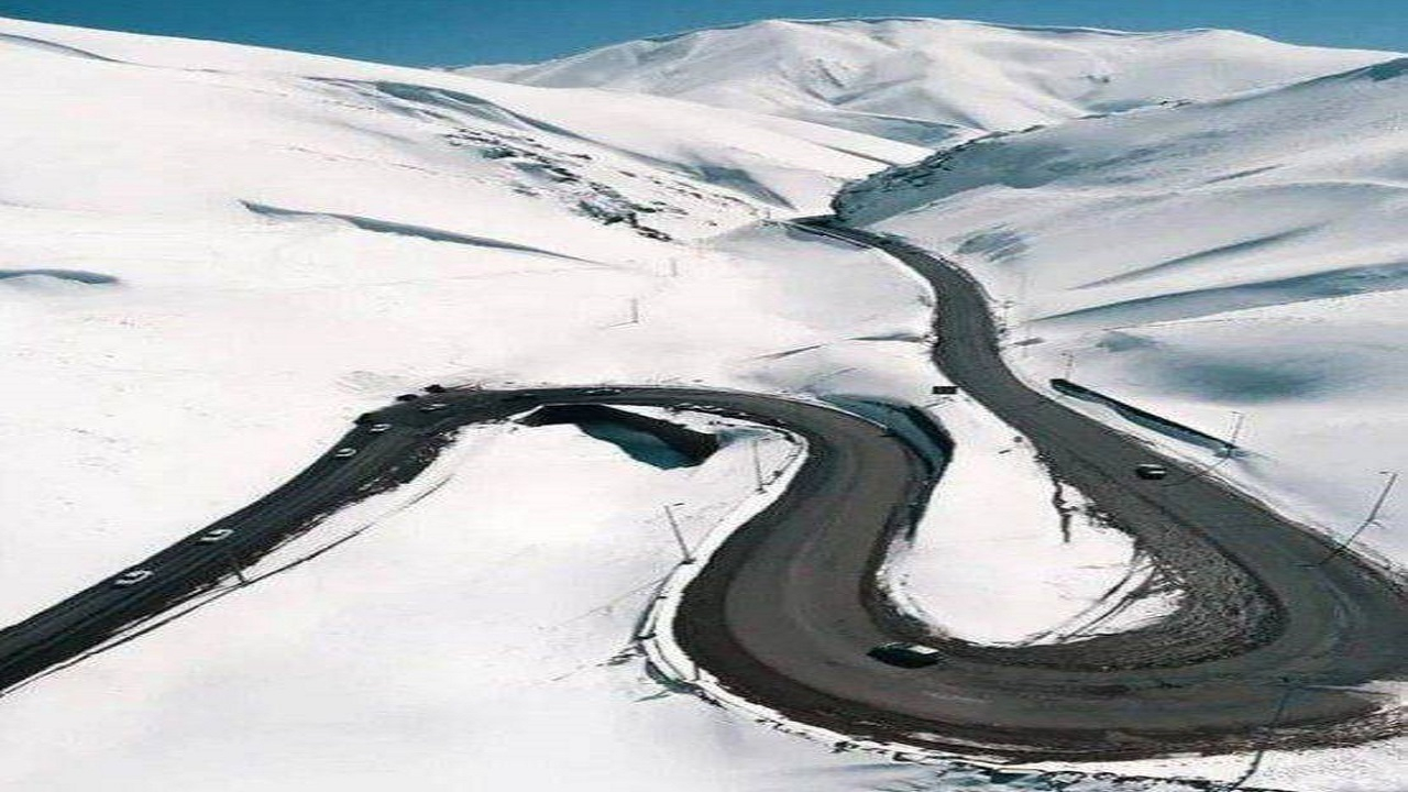 بارش برف و باران در جاده‌های ۹ استان