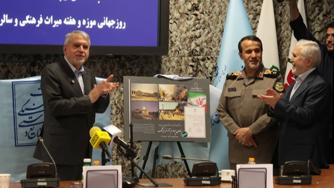 لوح ۱۲ اثر ثبتملی دفاع مقدس خوزستان رونمایی شد