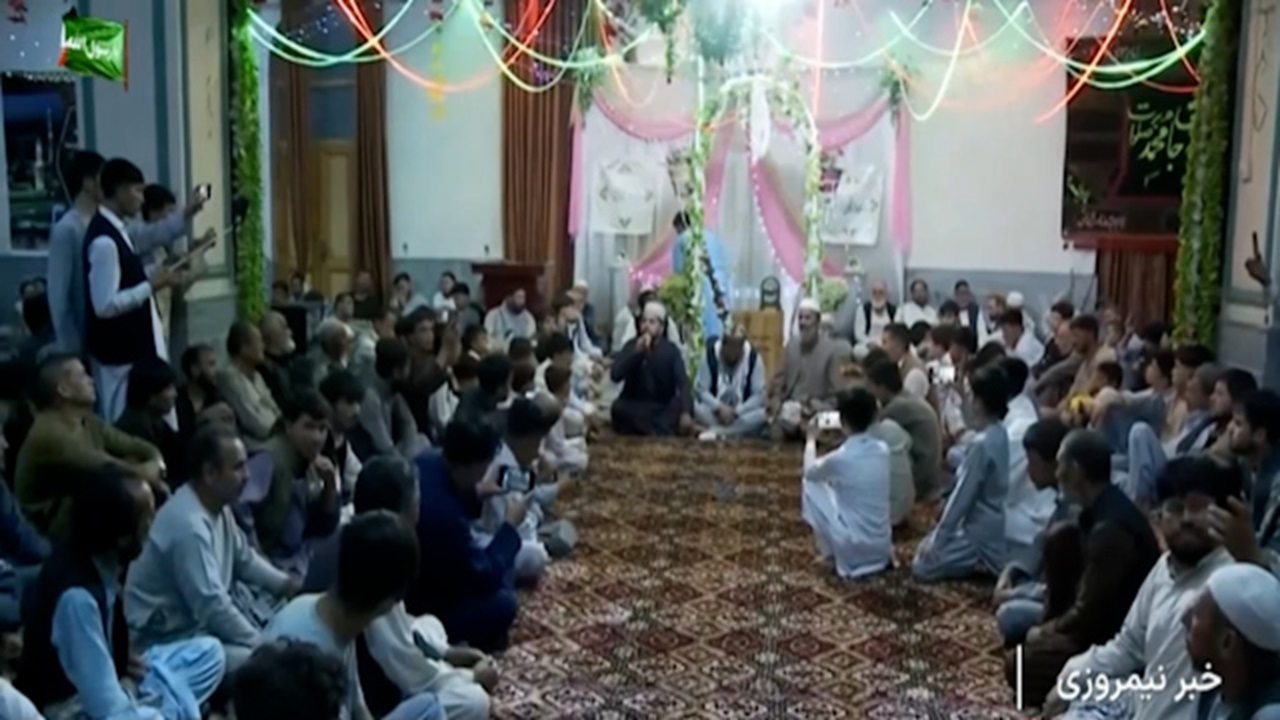 جشن میلاد نبی مکرم اسلام در افغانستان + فیلم
