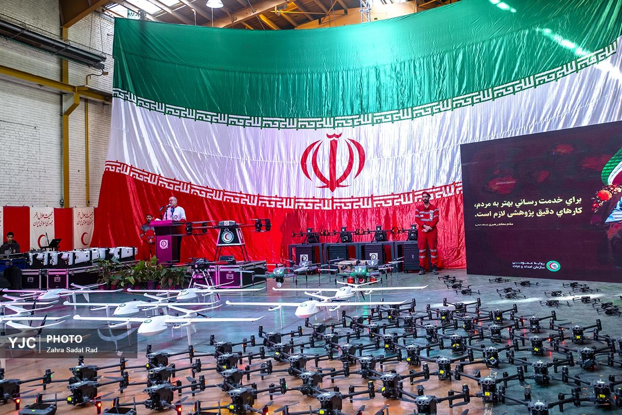 الحاق ناوگان پهپادی به جمعیت هلال احمر ایران