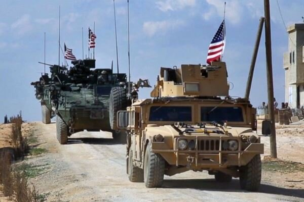 عبور کاروان لجستیک ارتش آمریکا از عراق به سوریه