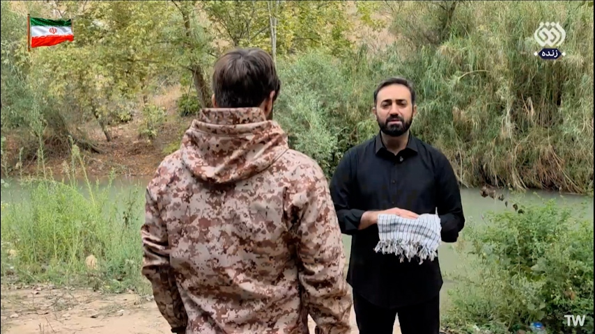 اهدای چفیه متبرک رهبر معظم انقلاب به رزمندگان حزبالله لبنان + فیلم