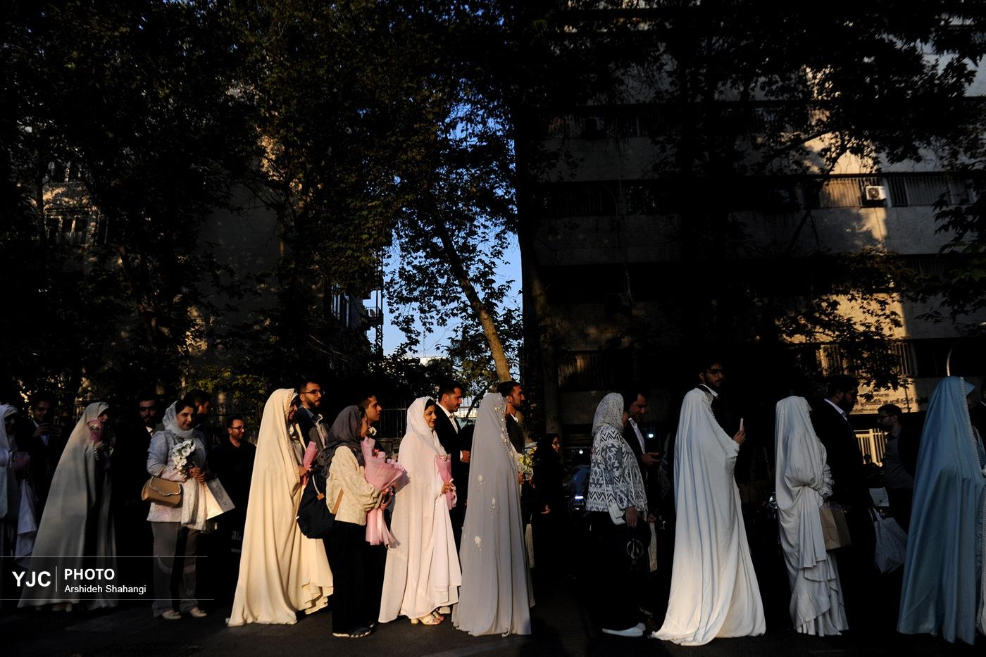 جشن ازدواج دانشجویی در دانشگاه علوم پزشکی تهران