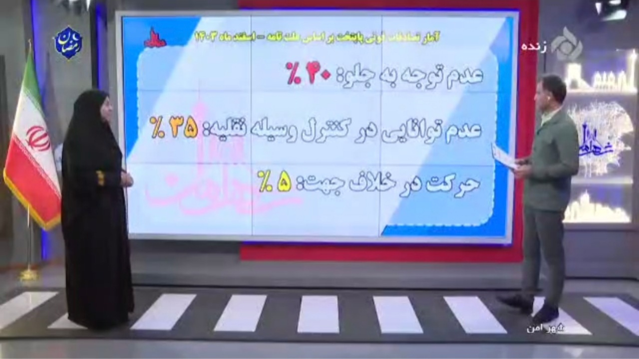 عواملی که باعث تصادفات فوتی پایتخت شده است + فیلم