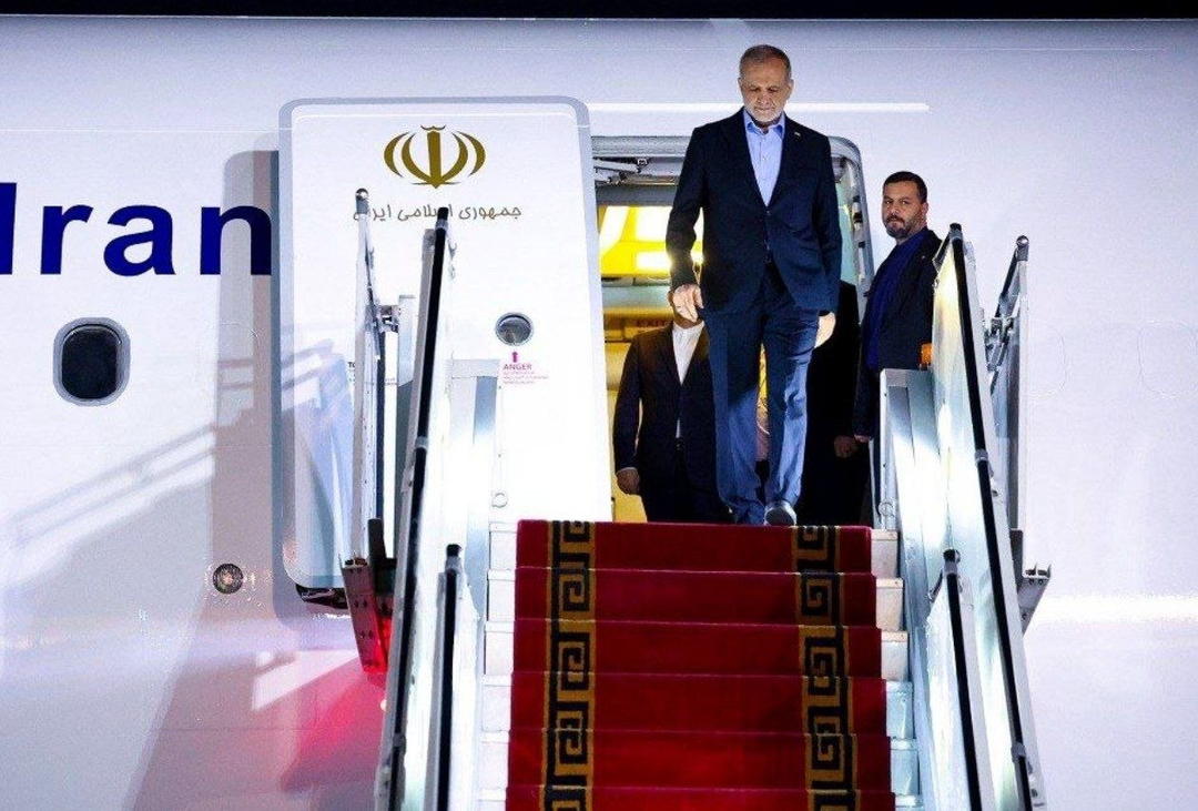 پزشکیان پس از سفر دو روزه به ترکمنستان وارد تهران شد