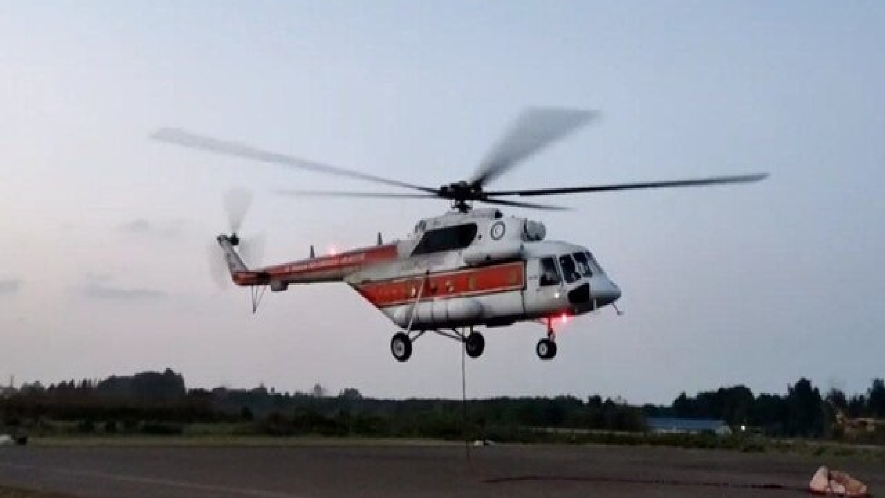 ۳ بالگرد هلال‌احمر به عملیات اطفای حریق منطقه جنگلی الیت پیوستند