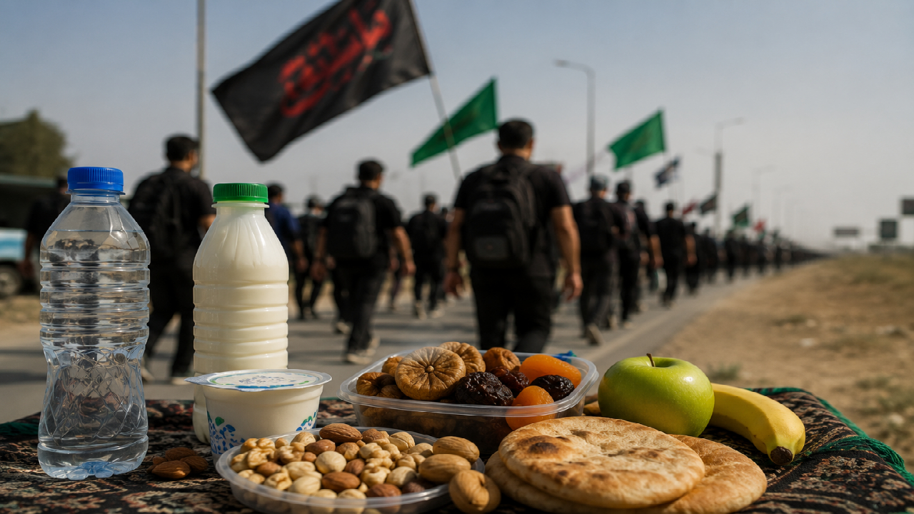 در پیاده‌روی اربعین چه بخوریم و از چه خوراکی‌هایی پرهیز کنیم؟