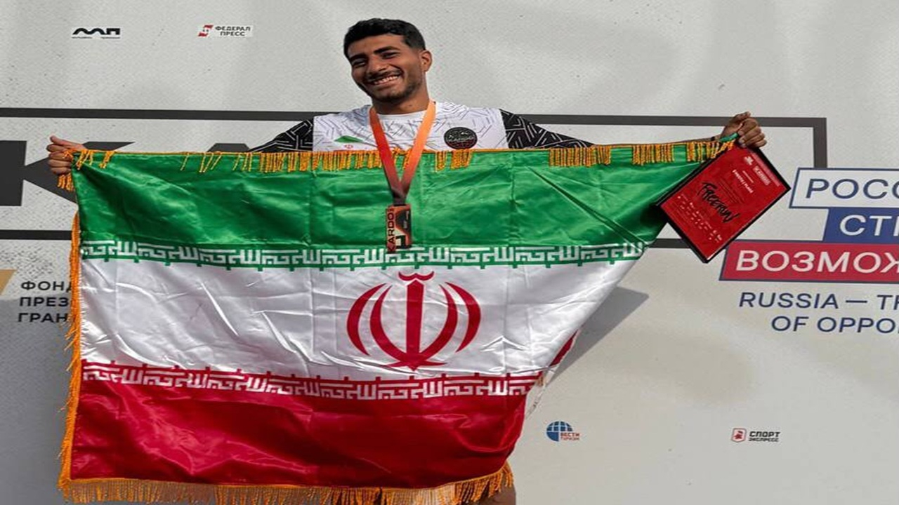 قهرمانی ارزشمند ملی پوش پارکور ایران در رقابتهای جهانی کاپ آزاد روسیه