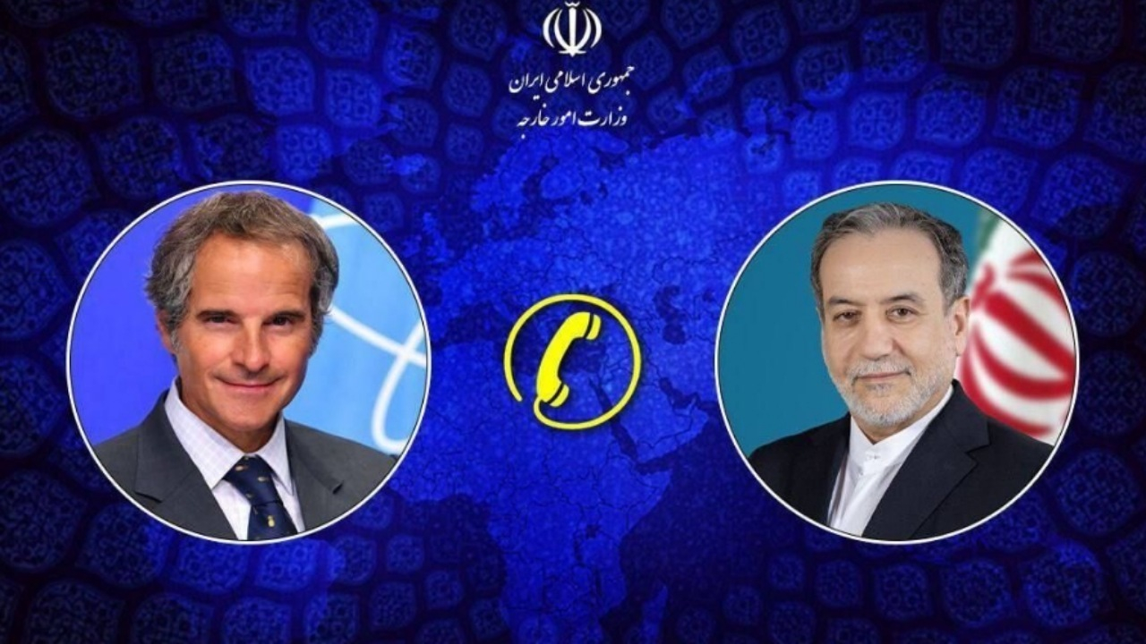 گروسی با عراقچی گفت‌و‌گو کرد