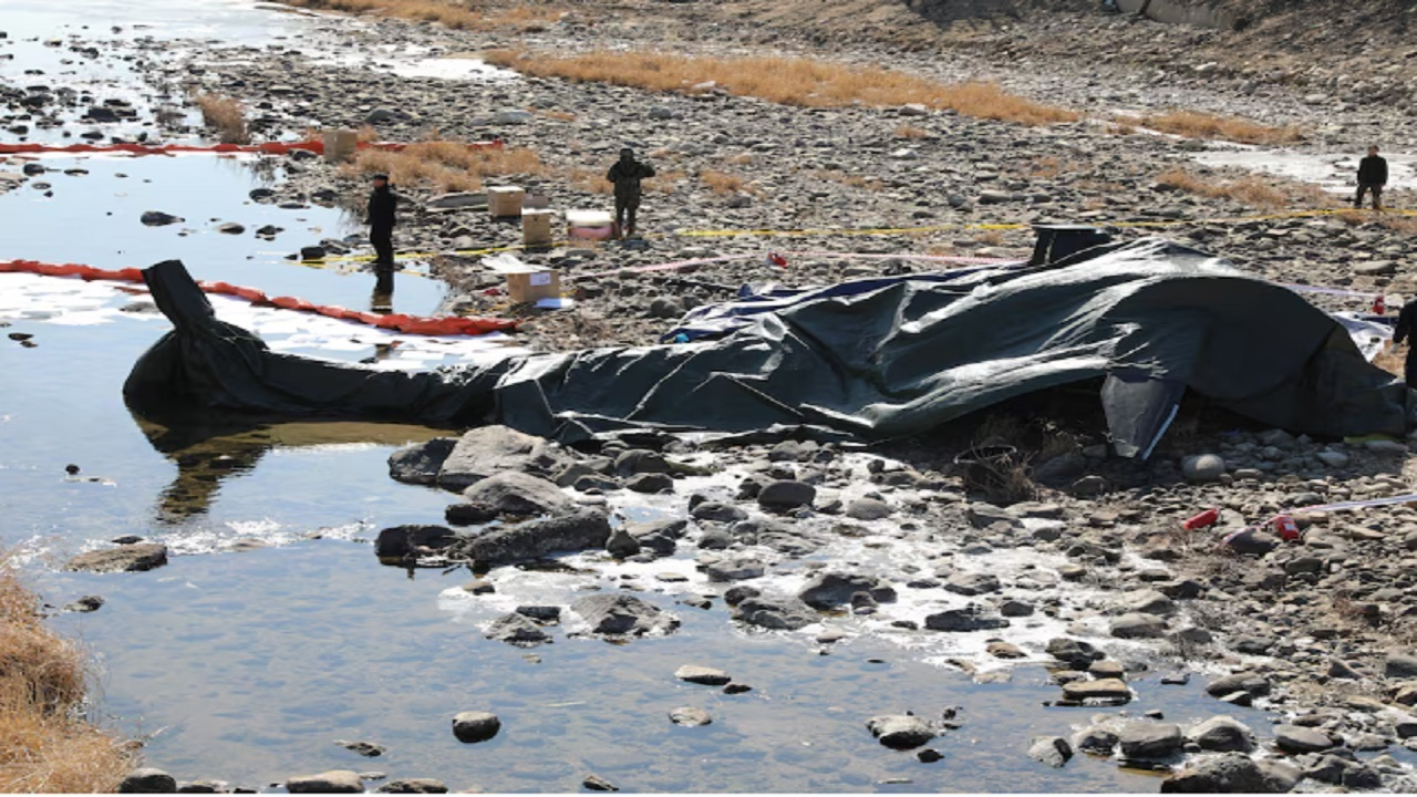 سقوط بالگرد نظامی کره جنوبی در حین تمرین