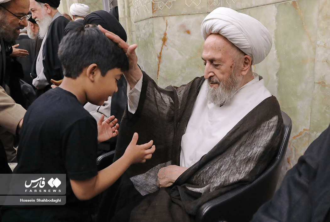 مراسم چهلمین روز ترحیم آیت الله شبیری زنجانی(ره)