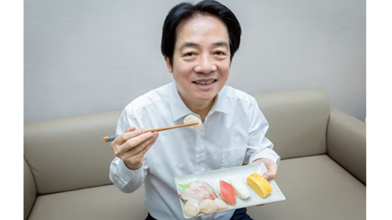 رئیس تایوان با سوشی از ژاپن حمایت کرد