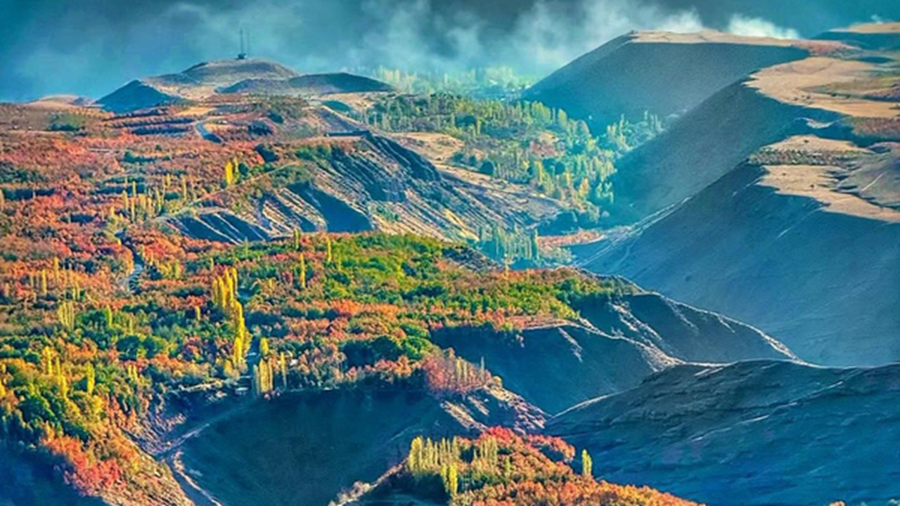 سمفونی رنگها در درههای الموت؛ اینجا پاییز تماشایی است