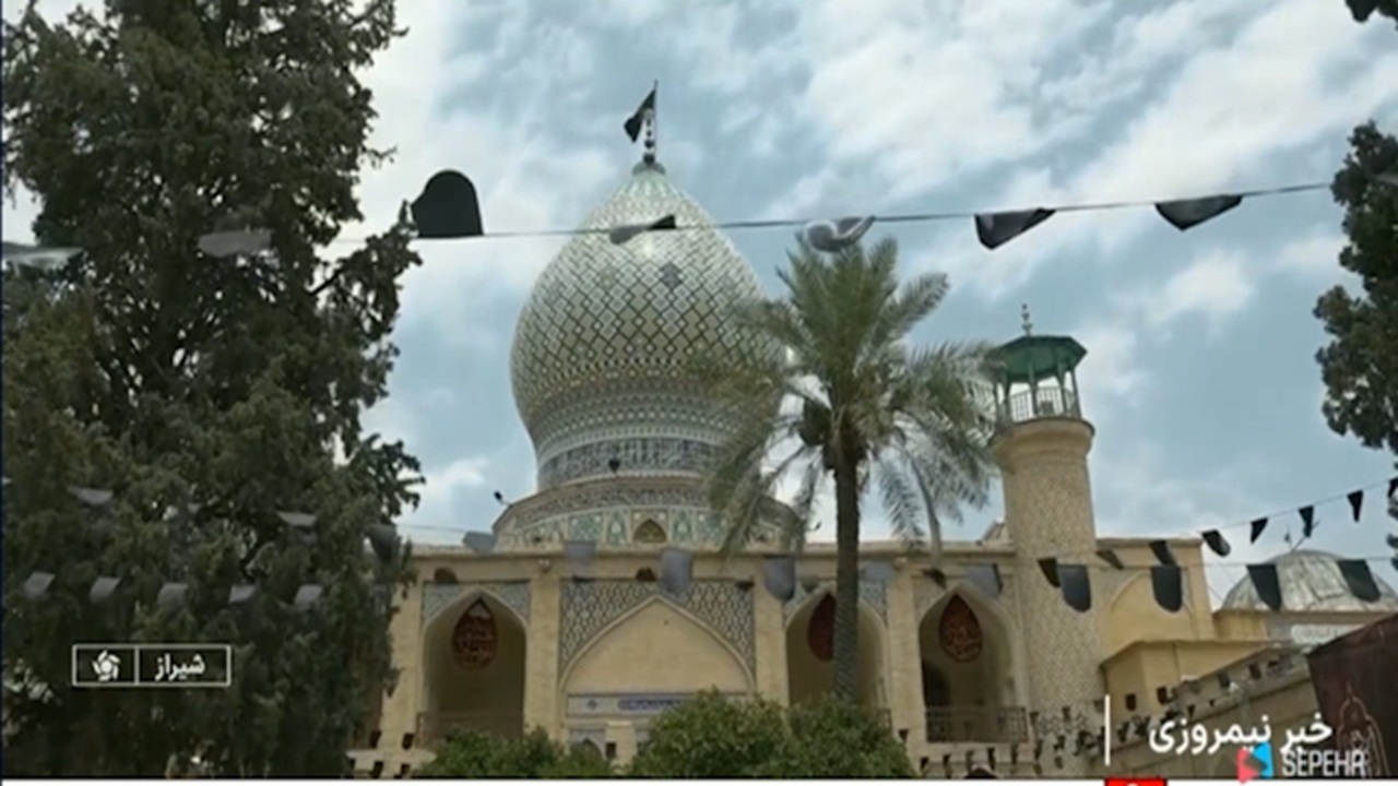 حرم علی بن حمزه، فیروزه‌ای در قلب شیراز + فیلم