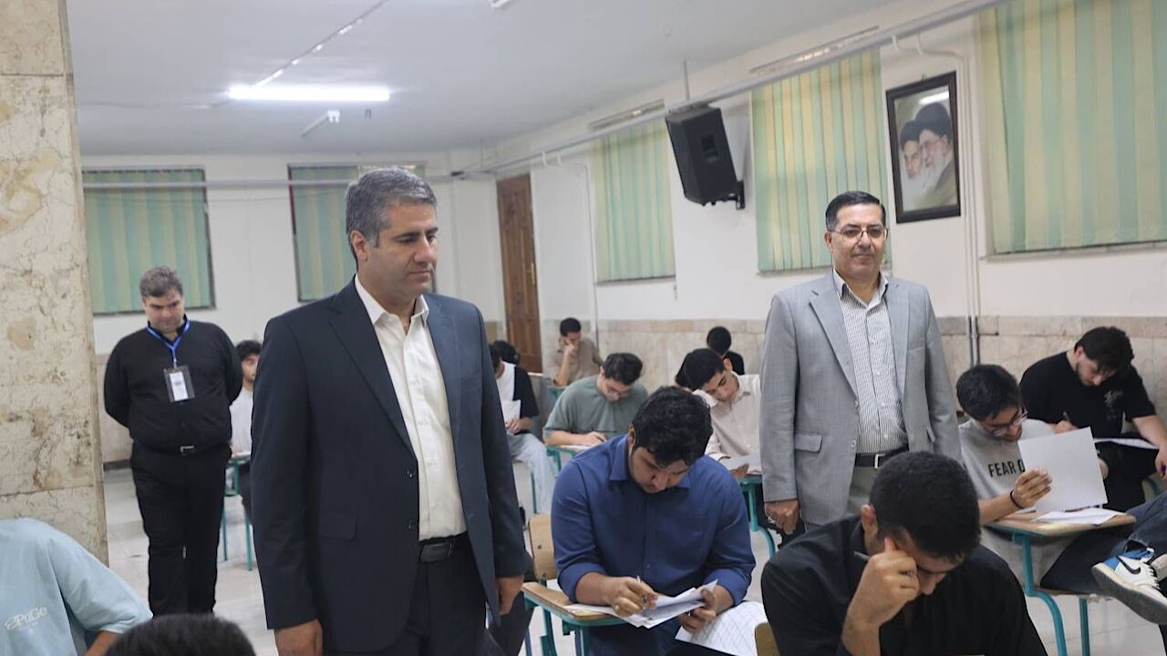 برگزاری دومین روز از آزمونهای نهایی ۱۴۰۵ در کمال آرامش و اطمینان