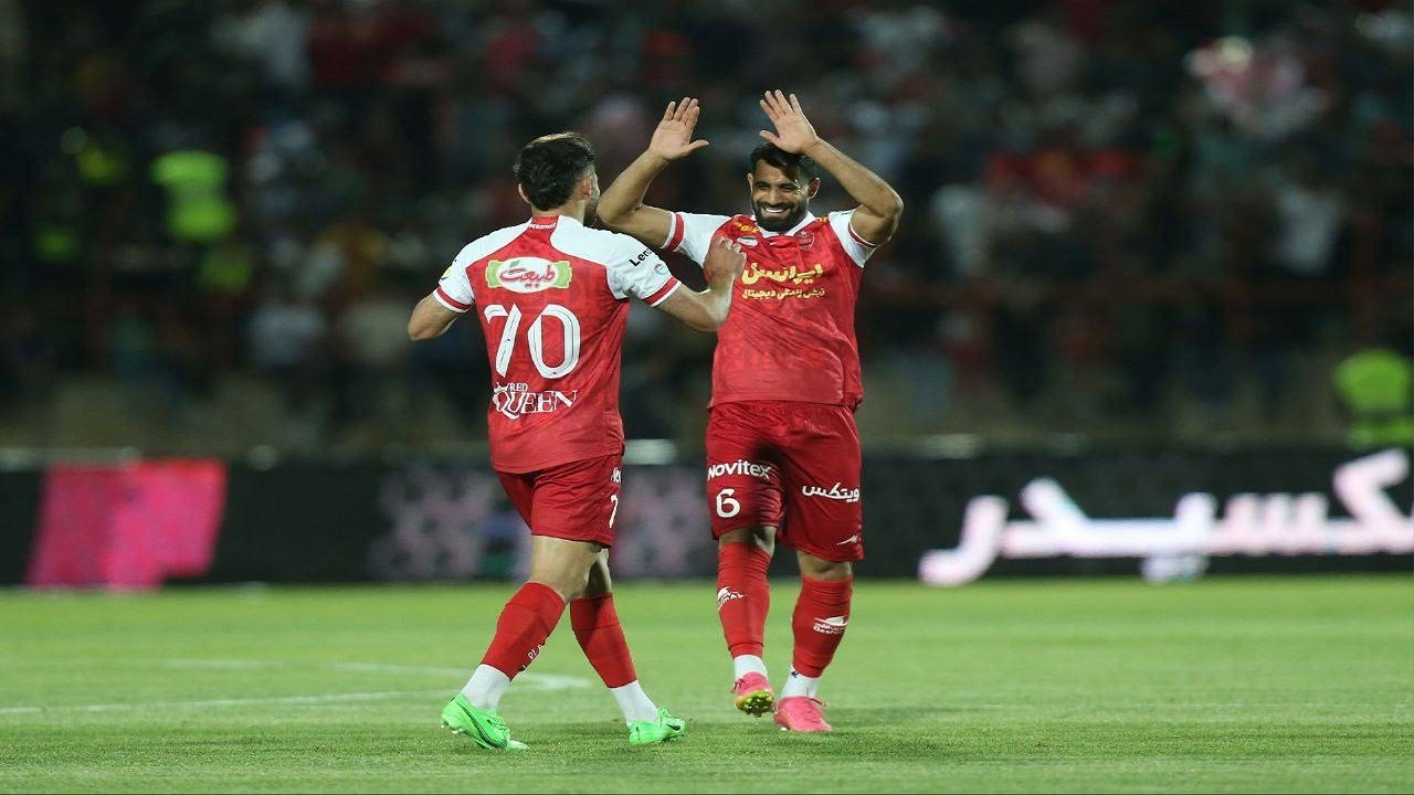 شمس آذر قزوین ۰ - ۱ پرسپولیس / نبرد حساس سرخ‌ها برای صدرنشینی