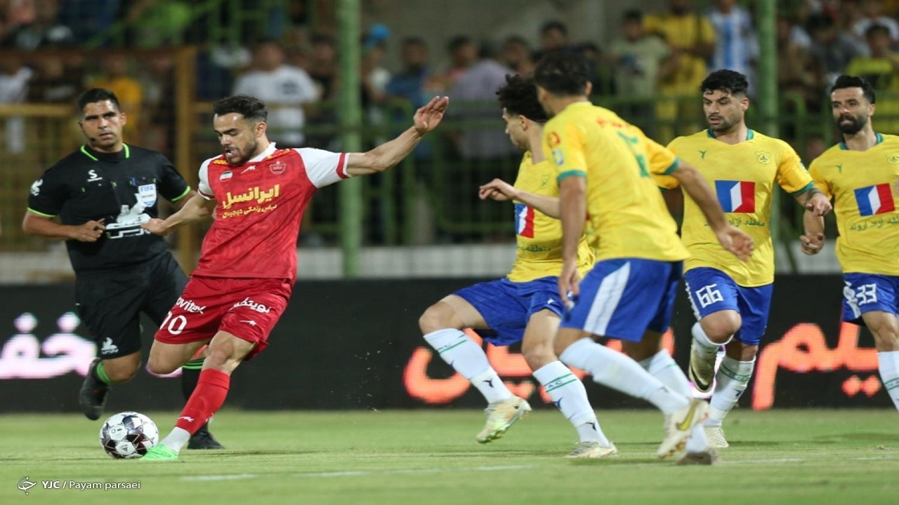 پرسپولیس ۱ - ۰ صنعت نفت آبادان/ گزارش زنده بازی