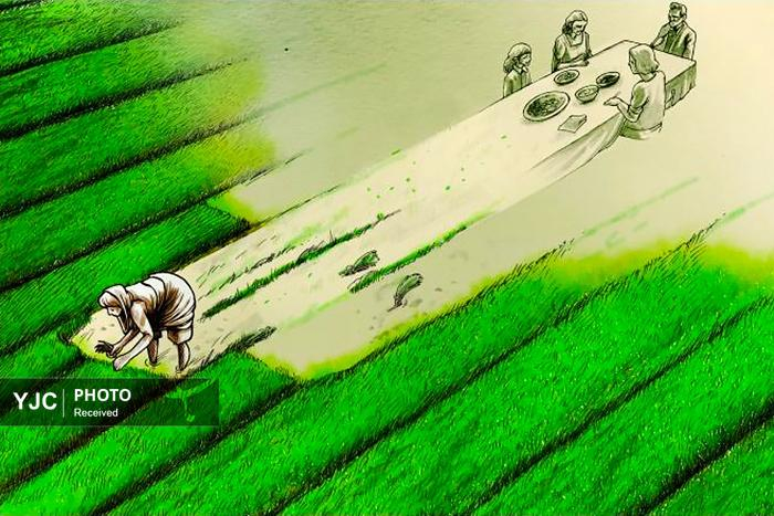 کاریکاتور روز / به مناسبت روز جهانی غذا ؛ نقش غرب در بحران جهانی غذا