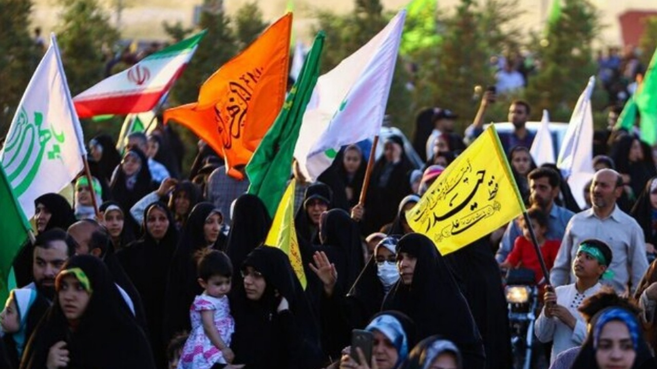 اجتماع غدیریون با شعار ایران ذوالفقار علی برگزار شد