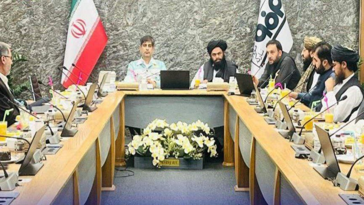 دیدار وزیر معدن طالبان با استاندار اصفهان